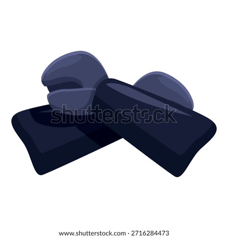 Boxing gloves placed together, symbolizing a sparring session, training, or competition