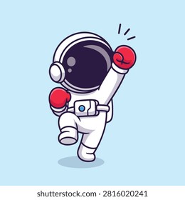 boxing, gloves, red gloves, space, heart, love, cute, character, cartoon, mascot, pink background, fighter, punch,