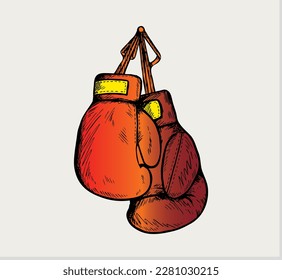 Boxing gloves sign, vector Boxing gloves, Boxing gloves picture, Boxing gloves illustration,