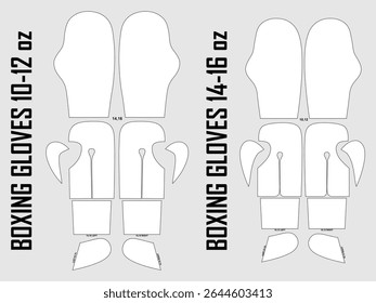 Luvas de Boxe Padrão de Tamanho em 10oz 12oz 14oz e 16oz para Esportes de Combate e Design de Treinamento