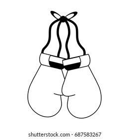 boxing gloves sport or fitness related icon image