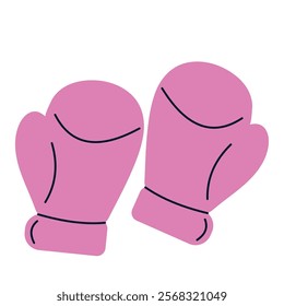 boxing gloves sports equipment isolated icon