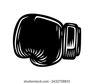 boxing gloves in style vintage illustration