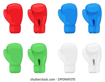 Boxing gloves vector design illustration isolated on white background