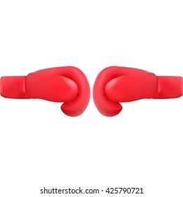 Boxing gloves. Vector eps10