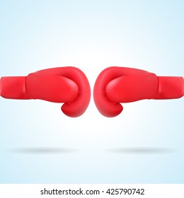 Boxing gloves. Vector eps10