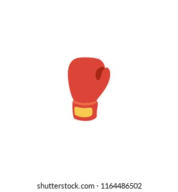 Boxing gloves vector flat icon