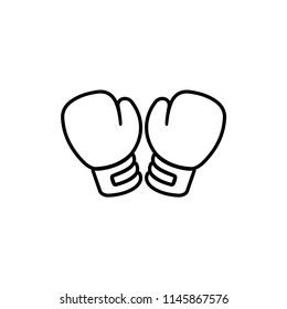 Boxing Gloves Vector Icon