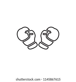 Boxing Gloves Vector Icon