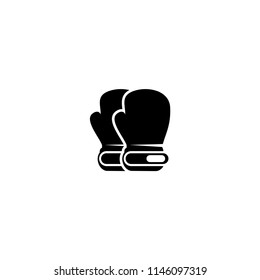 Boxing gloves vector icon