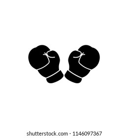 Boxing gloves vector icon