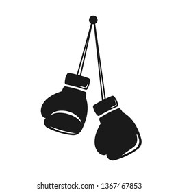 Boxing gloves vector icon. Boxing symbol. Linear style sign for mobile concept and web design. Box gloves symbol logo illustration. Vector illustration