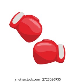 Ilustración vectorial de guantes de boxeo, ícono de guantes de boxeo, guantes de boxeo arte de Clip Guantes deportivos de combate para kickboxing, mma, boxeo y muay thai
