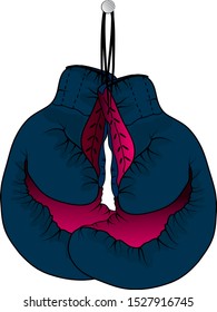 
boxing gloves vector illustration. t-shirtdesign. t-shirtart.