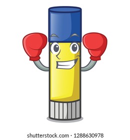 Boxing glue stick in the cartoon shape