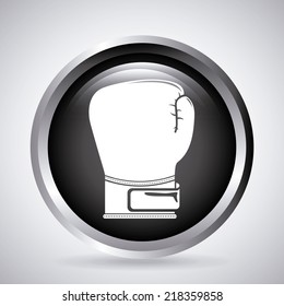 boxing graphic design , vector illustration