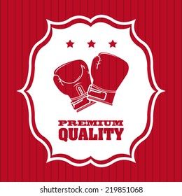 boxing graphic design , vector illustration