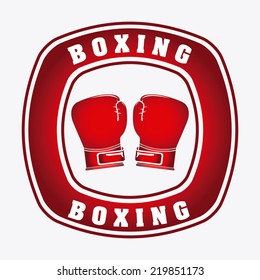 Boxing Graphic Design Vector Illustration Stock Vector (Royalty Free ...