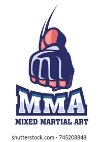boxing hand of mixed martial art
