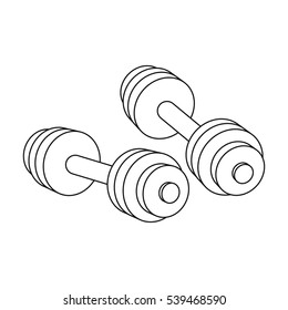 Boxing helmet icon in outline style isolated on white background. Boxing symbol stock vector illustration.
