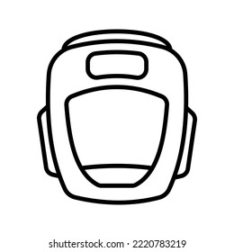 Boxing Helmet icon. sign for mobile concept and web design. vector illustration