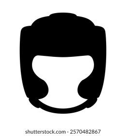 Boxing helmet icon. Vector image
