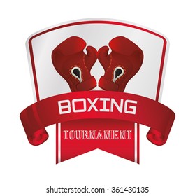 Boxing icon design 