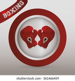 Boxing icon design 