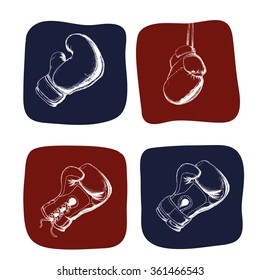 Boxing icon design 