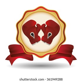 Boxing icon design 