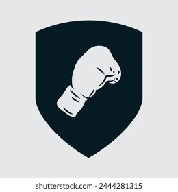 Icono de boxeo diseño gráfico de Vector de Plantilla, signo y símbolo
