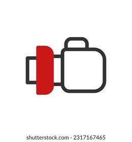 Boxing icon duotone red black colour sport illustration vector element and symbol perfect.