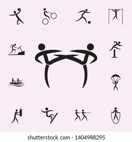 boxing icon. Elements of sportsman icon. Premium quality graphic design icon. Signs and symbols collection icon for websites, web design, mobile app on white background