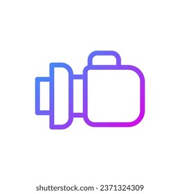 Boxing icon Gradient purple sport illustration vector element and symbol perfect.