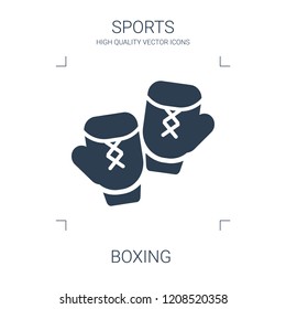 boxing icon. high quality filled boxing icon on white background. from sports collection flat trendy vector boxing symbol. use for web and mobile