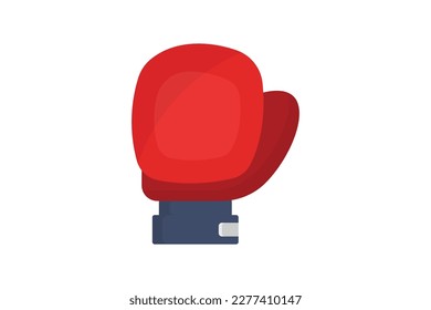 Boxing icon illustration. icon related to sport. Flat icon style. Simple vector design editable