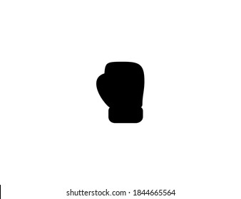 Boxing glove vector icon. Isolated Boxing glove illustration
