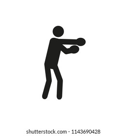 Boxing icon. Vector.