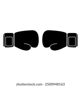 Boxing Symbol Vektor. Illustrationszeichen für Boxhandschuhe. Sportsymbol oder -logo.