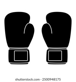 Boxing Symbol Vektor. Illustrationszeichen für Boxhandschuhe. Sportsymbol oder -logo.