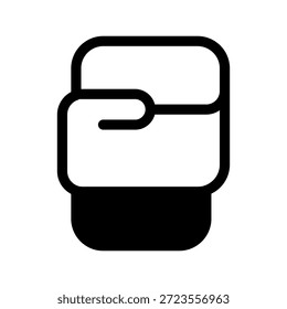 Icono de boxeo Ilustración de diseño de símbolo de Vector