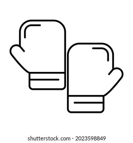 Icono de boxeo que puede modificar o editar fácilmente  