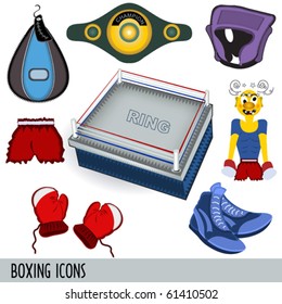 Boxing icons