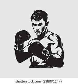 Vector de imágenes de boxeo, ilustración, arte, diseño