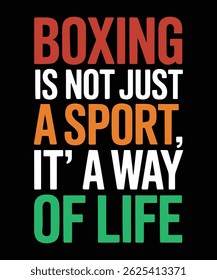 Boxing inspirational quote boxing is not just a sport way of life