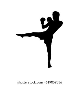 Boxing isolated vector