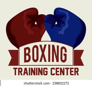 boxing label design, vector illustration eps10 graphic 