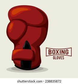 boxing label design, vector illustration eps10 graphic 