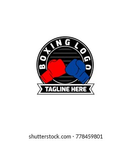 Boxing Logo Design Vector