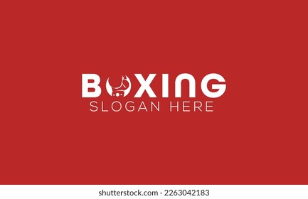 Boxing Logo design vector template Minimal boxing Logo design template.